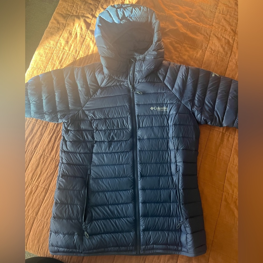 Navy Blue Puffer Jacket
